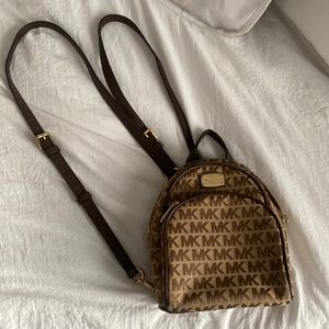 michael kors mini backpack